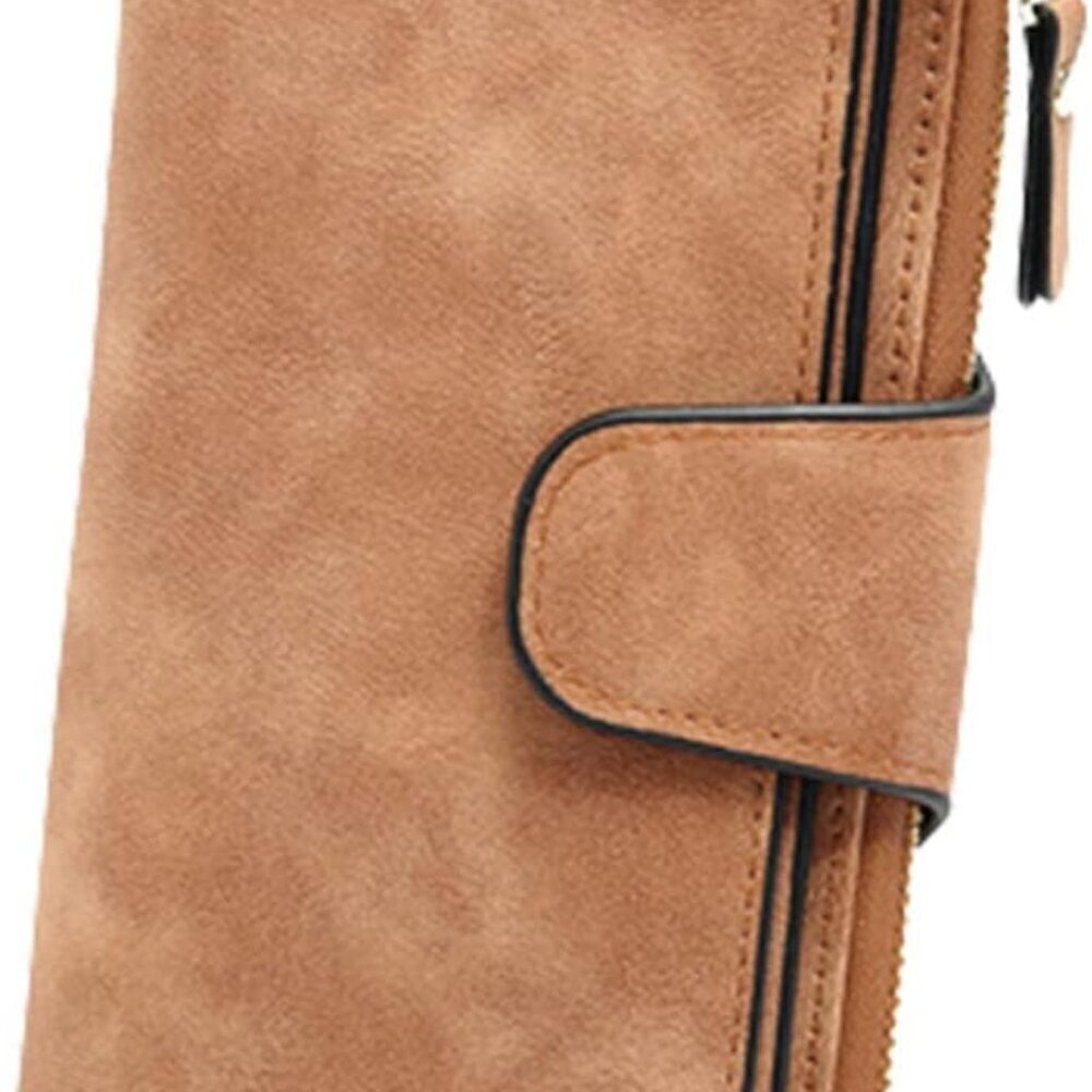 Women's Long Wallet Faux Leather Large Capacity Coin Purse Credit Card Holder fo